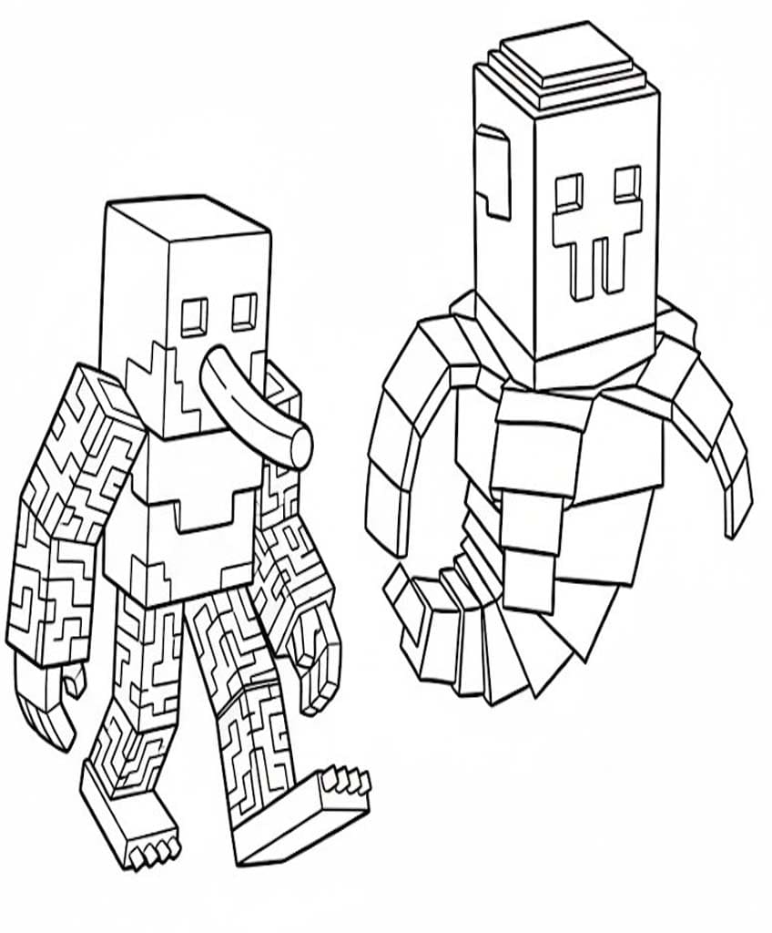 Fise de colorat cu Steal A Brainrot uşor la copii