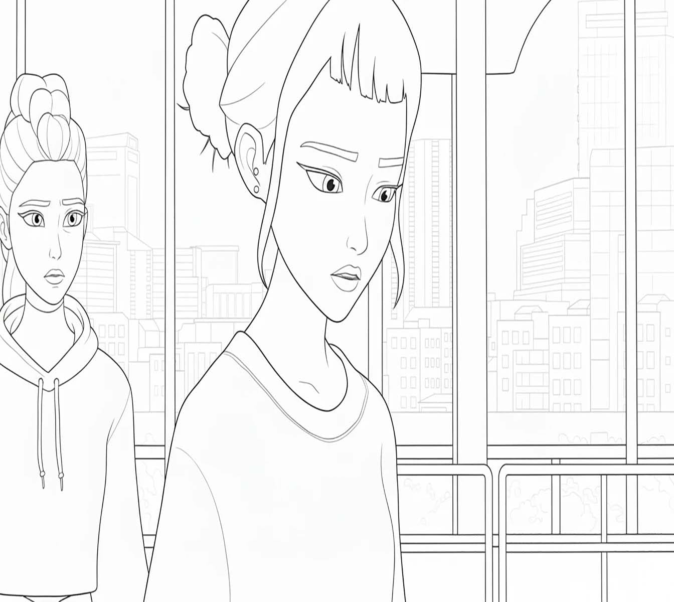 Fise de colorat cu Zoey imprimabil gratuit pentru copii