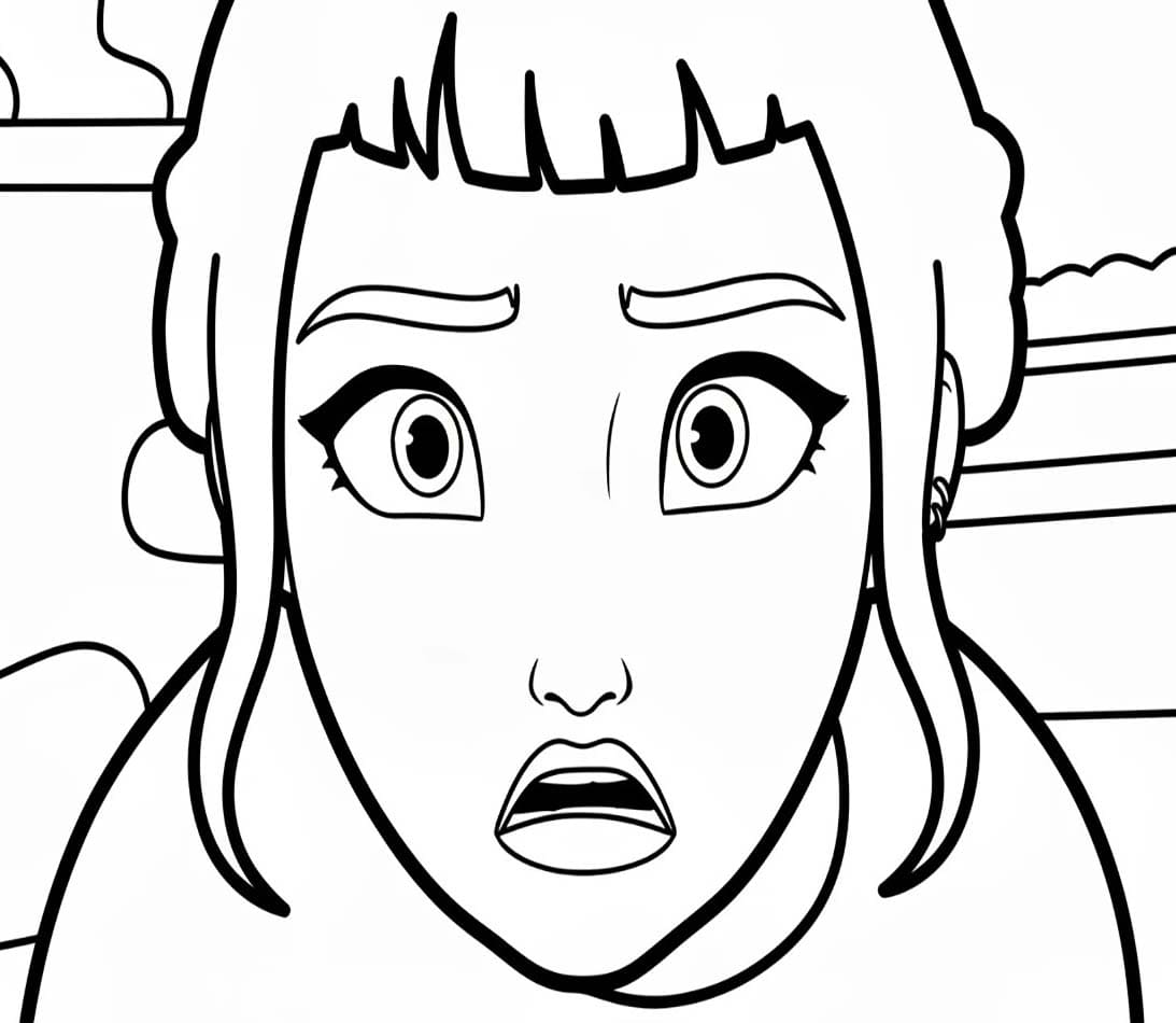 Fise de colorat cu Zoey imprimabil pentru copii