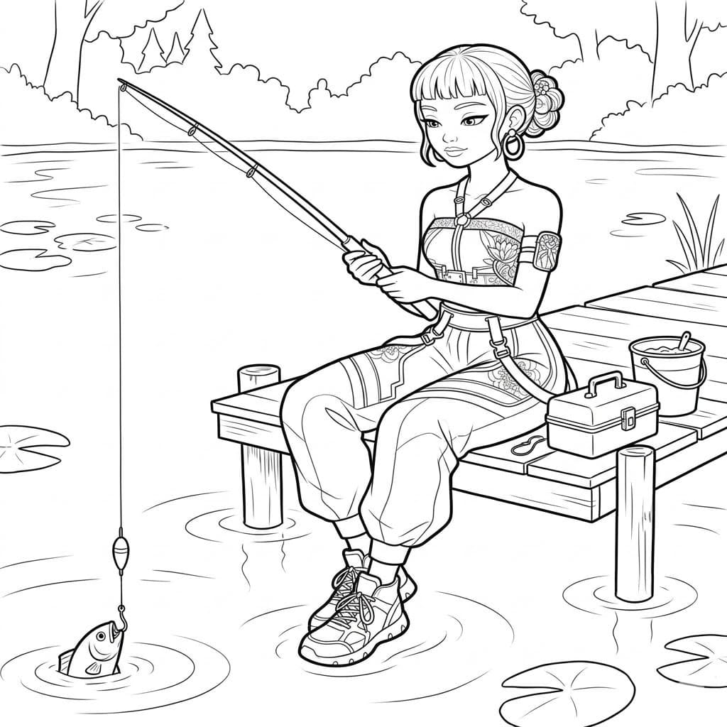 Fise de colorat cu Zoey imprimabil