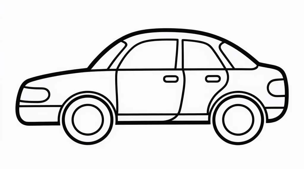 Fise de colorat cu Audi imprimabil gratuit