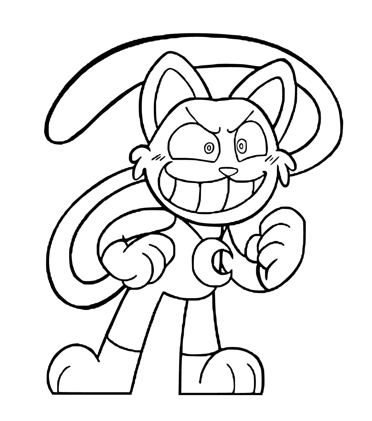 Fise de colorat cu Catnap imprimabil gratuit