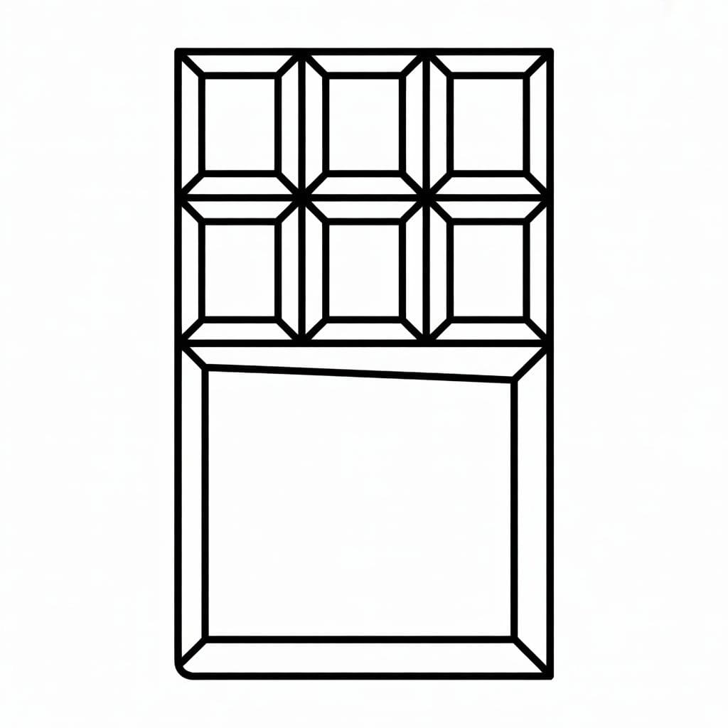 Fise de colorat cu Ciocolată gratuit pentru copii