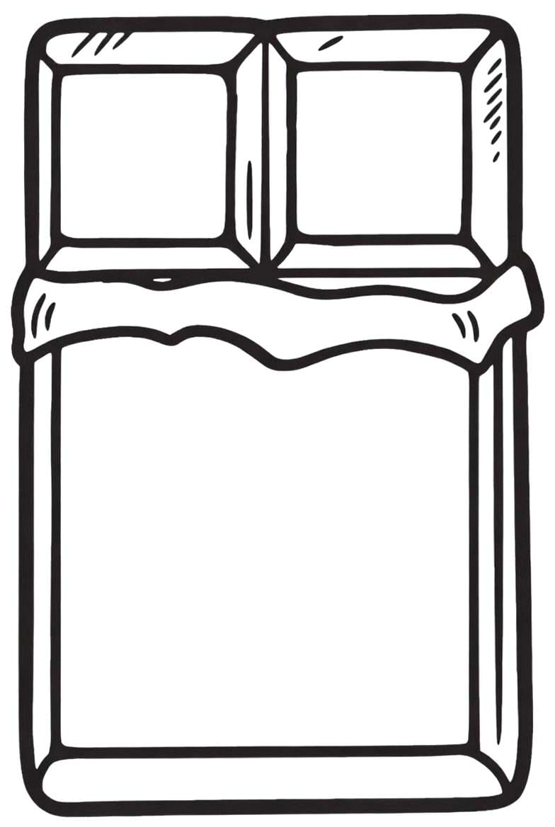 Fise de colorat cu Ciocolată pentru copii