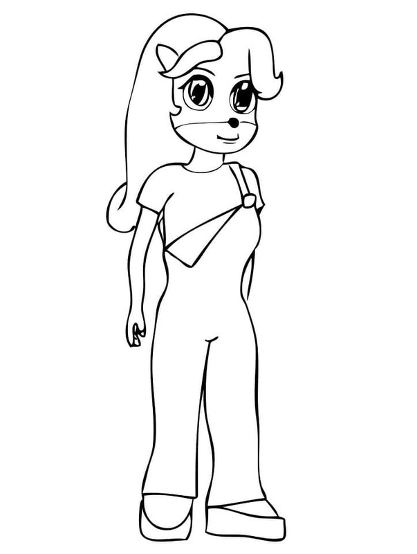 Fise de colorat cu Crash Bandicoot imprimabil uşor