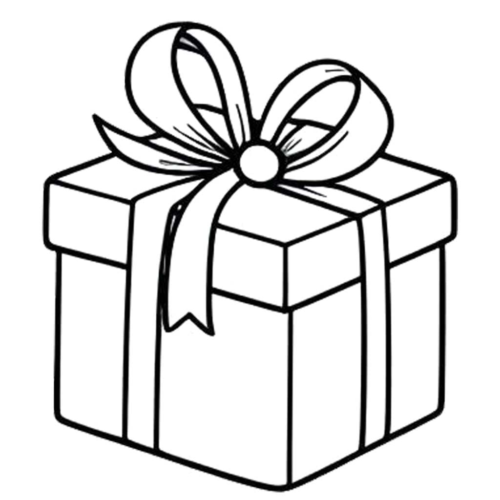 Fise de colorat cu Desenează Cadouri imprimabil gratuit