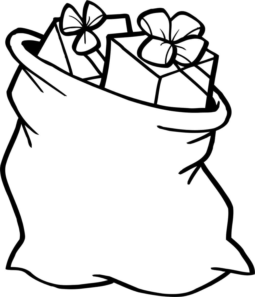 Fise de colorat cu Desenează Cadouri uşor la copii