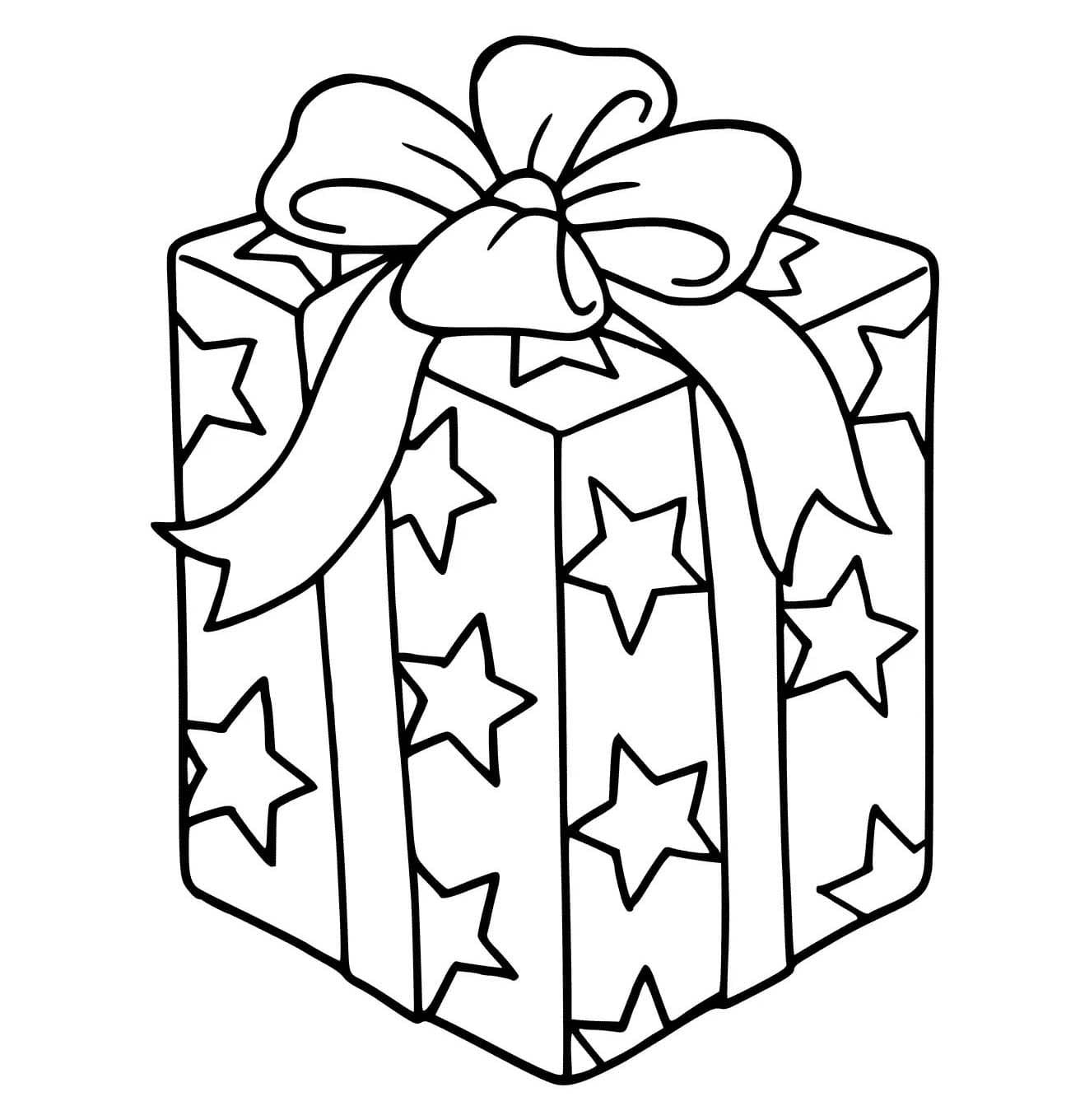 Fise de colorat cu Desenează Cadouri