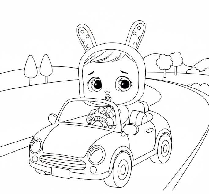 Planse de colorat cu Cry Babies