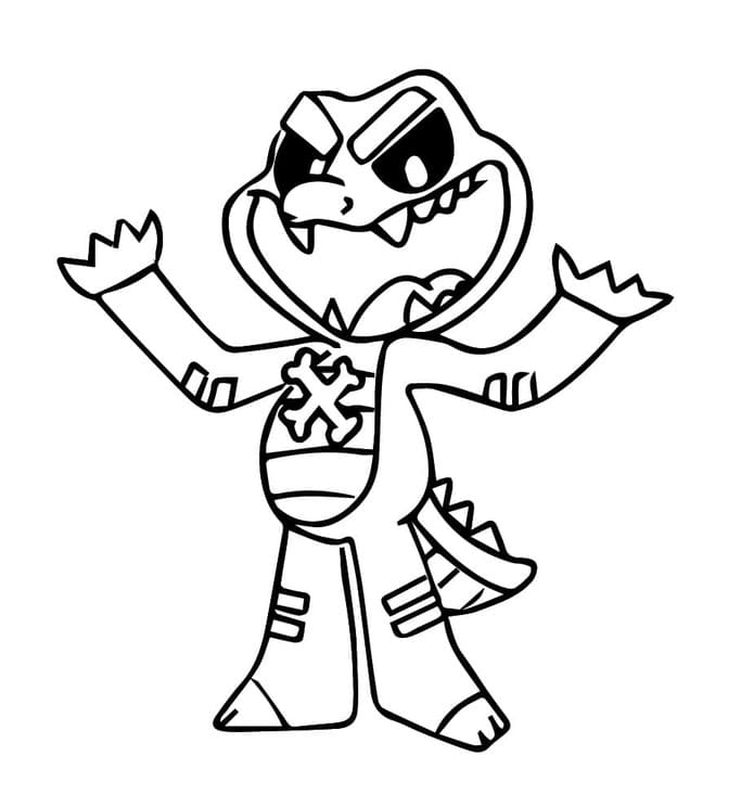 Fise de colorat cu Desenează Nightmare Critters gratuit pentru copii