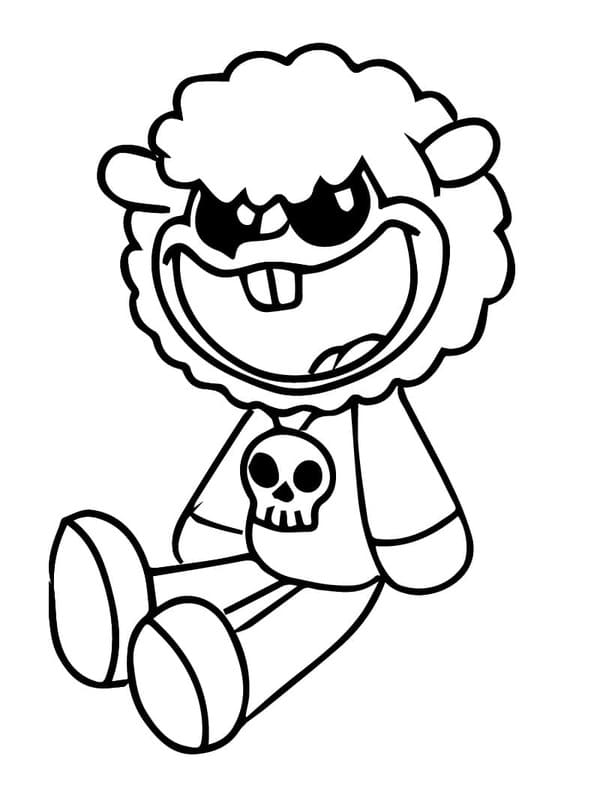 Fise de colorat cu Desenează Nightmare Critters imprimabil gratuit