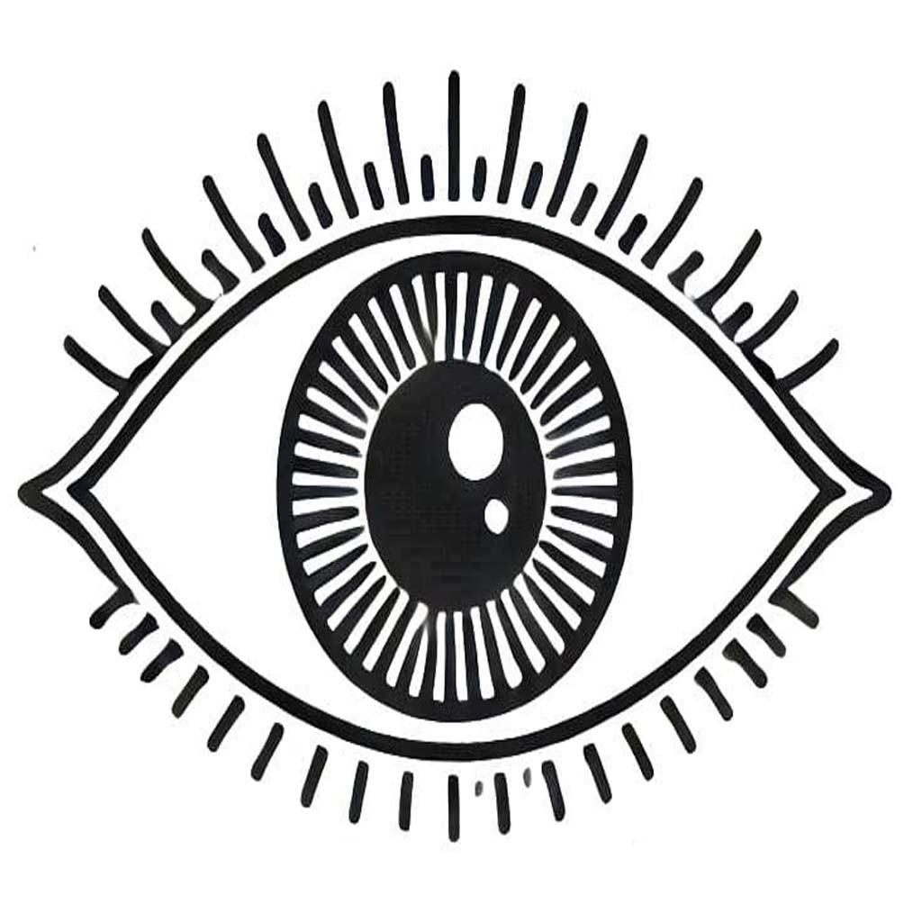 Fise de colorat cu Desenează Ochi imprimabil bazic