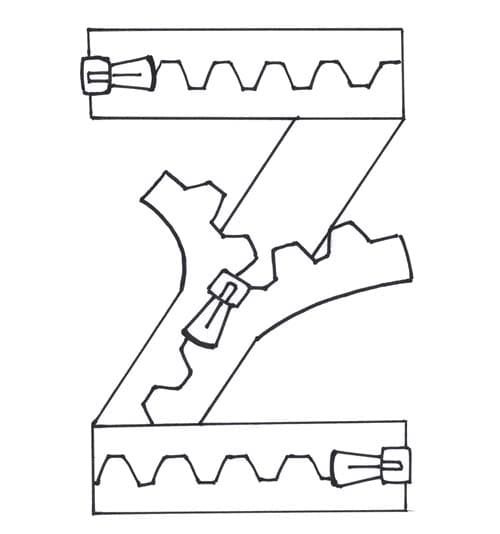 Fise de colorat cu Litera Z gratuit uşor