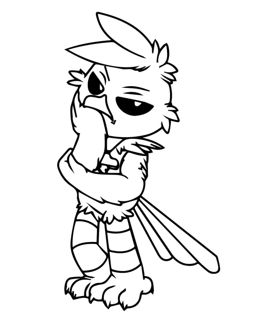 Fise de colorat cu Nightmare Critters gratuit pentru copii