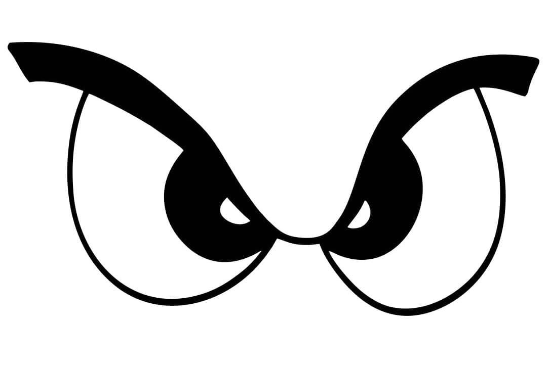 Fise de colorat cu Ochi uşor la copii