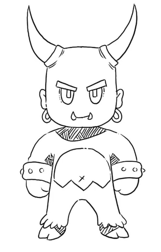 Fise de colorat cu Stumble Guys imprimabil gratuit