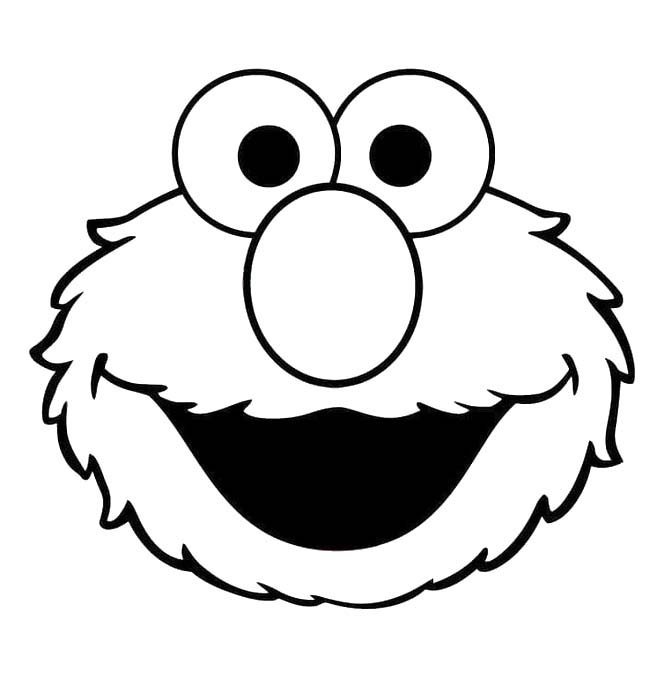 Planse de colorat cu Elmo