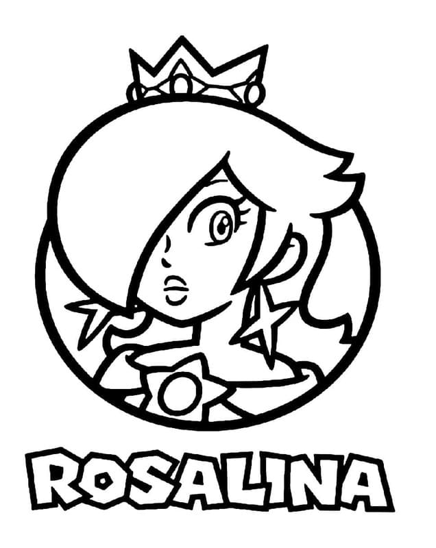 Planse de colorat cu Rosalina
