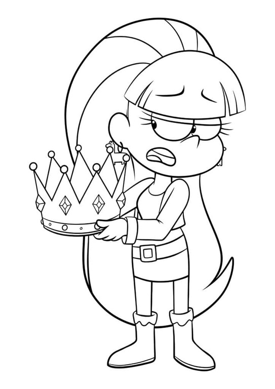 Fise de colorat cu Desenează Gravity Falls imprimabil pentru copii