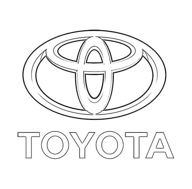 Planse de colorat cu Toyota