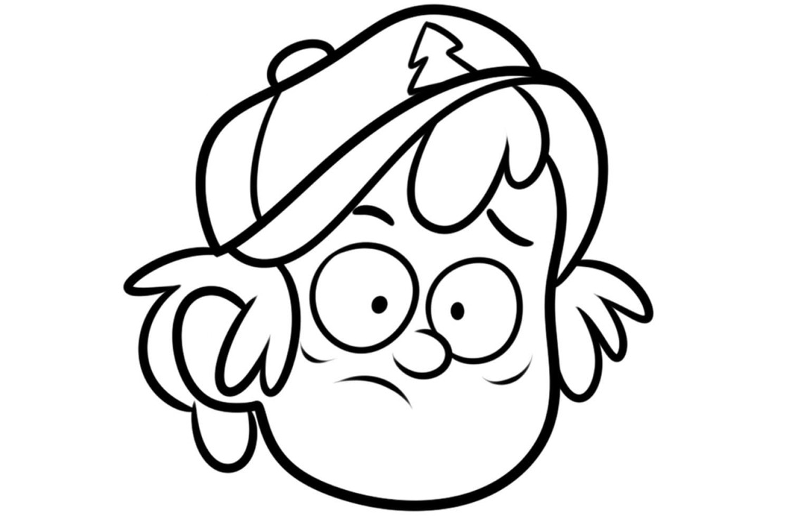 Fise de colorat cu Gravity Falls imprimabil gratuit pentru copii