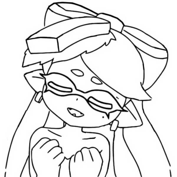 Fise de colorat cu Splatoon imprimabil uşor