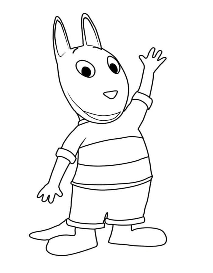 Fise de colorat cu Backyardigans gratuit pentru copii