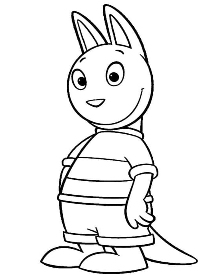 Fise de colorat cu Backyardigans imprimabil gratuit uşor