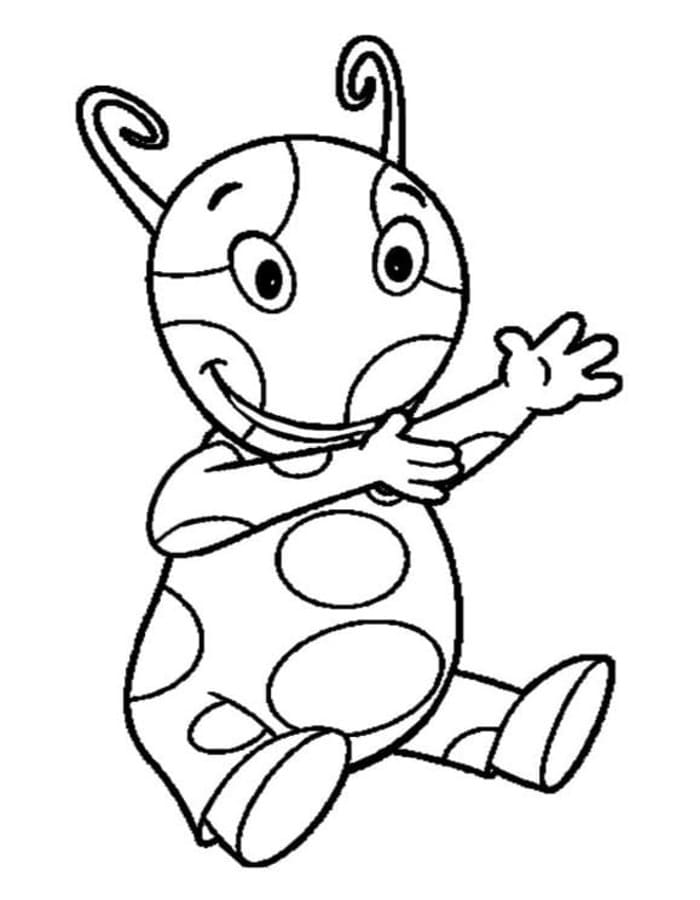Fise de colorat cu Backyardigans imprimabil