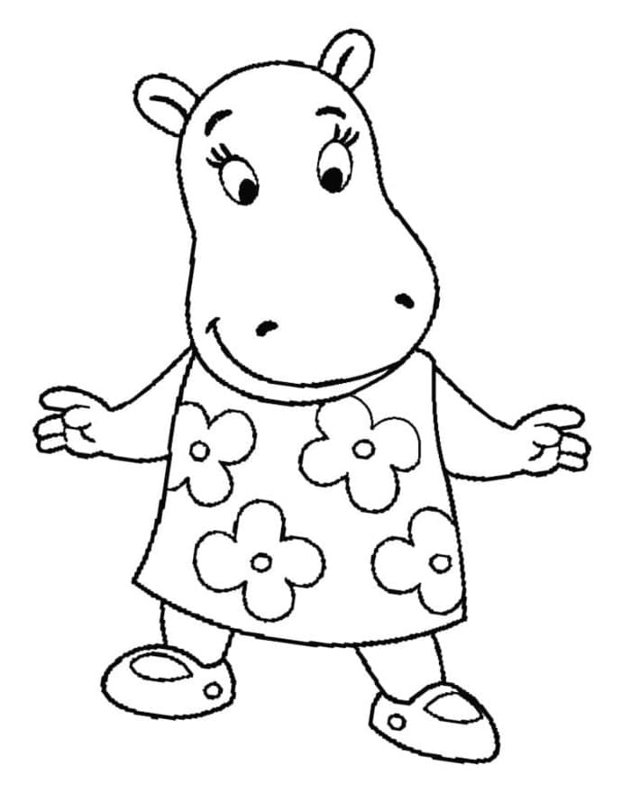 Fise de colorat cu Backyardigans pentru copii