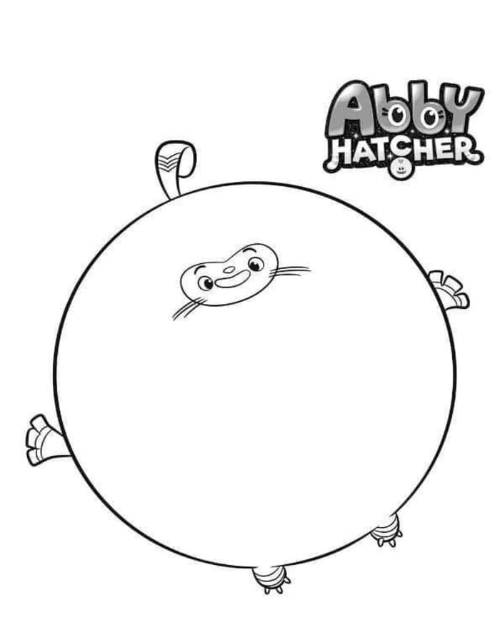 Fise de colorat cu Desenează Abby Hatcher simplu