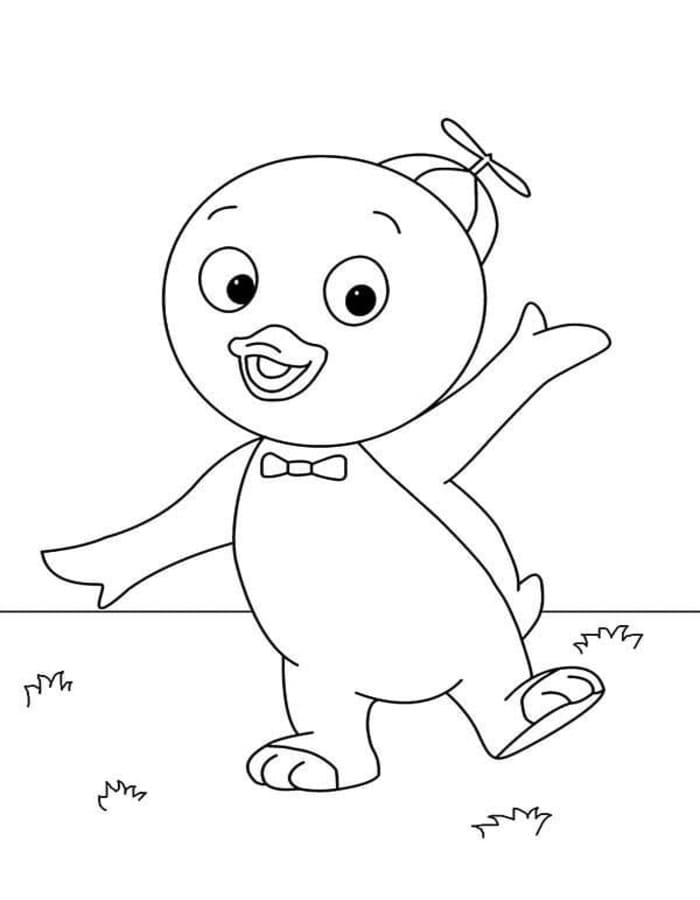 Fise de colorat cu Desenează Backyardigans gratuit pentru copii