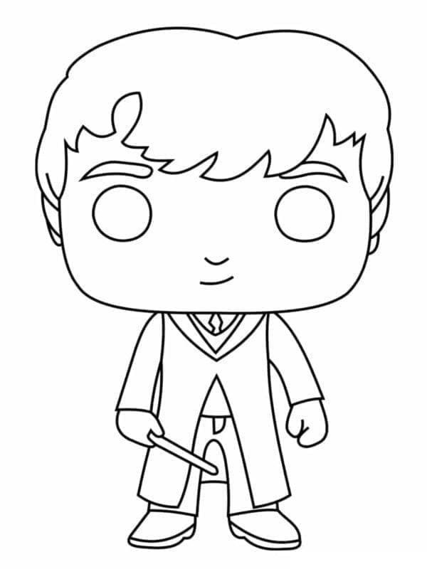 Fise de colorat cu Desenează Funko Pop gratuit