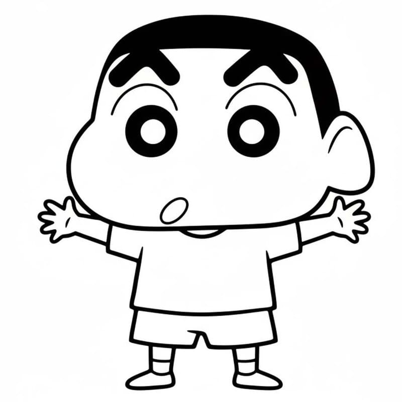 Fise de colorat cu Desenează Funko Pop simplu la copii