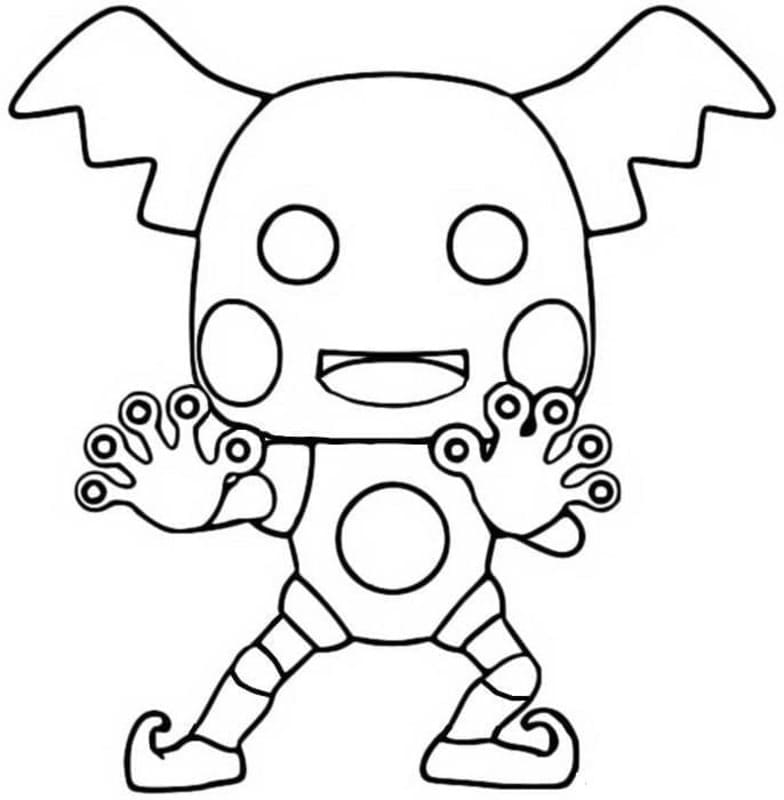 Fise de colorat cu Desenează Funko Pop uşor