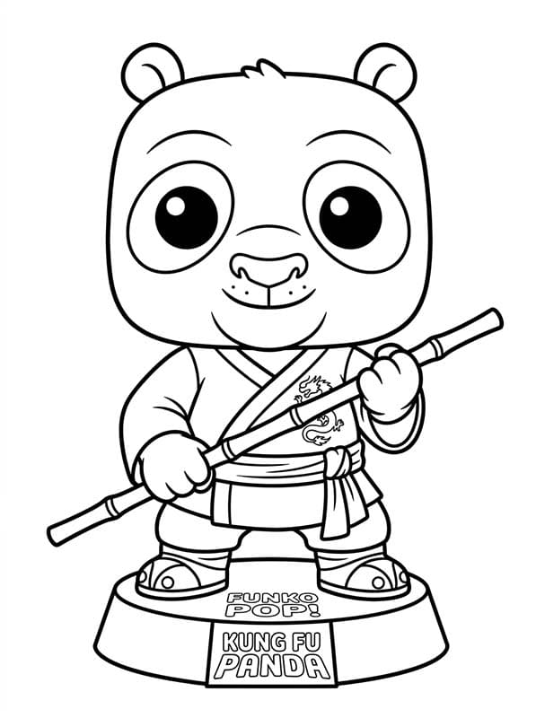 Fise de colorat cu Funko Pop gratuit uşor