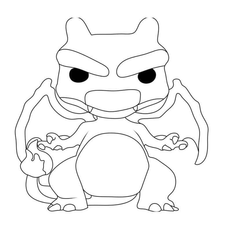 Fise de colorat cu Funko Pop imprimabil gratuit simplu