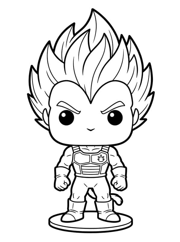 Fise de colorat cu Funko Pop imprimabil