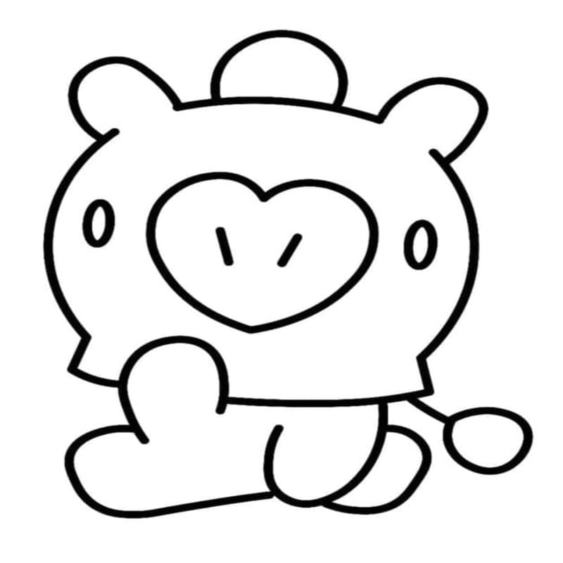 Fise de colorat cu BT21 imprimabil gratuit