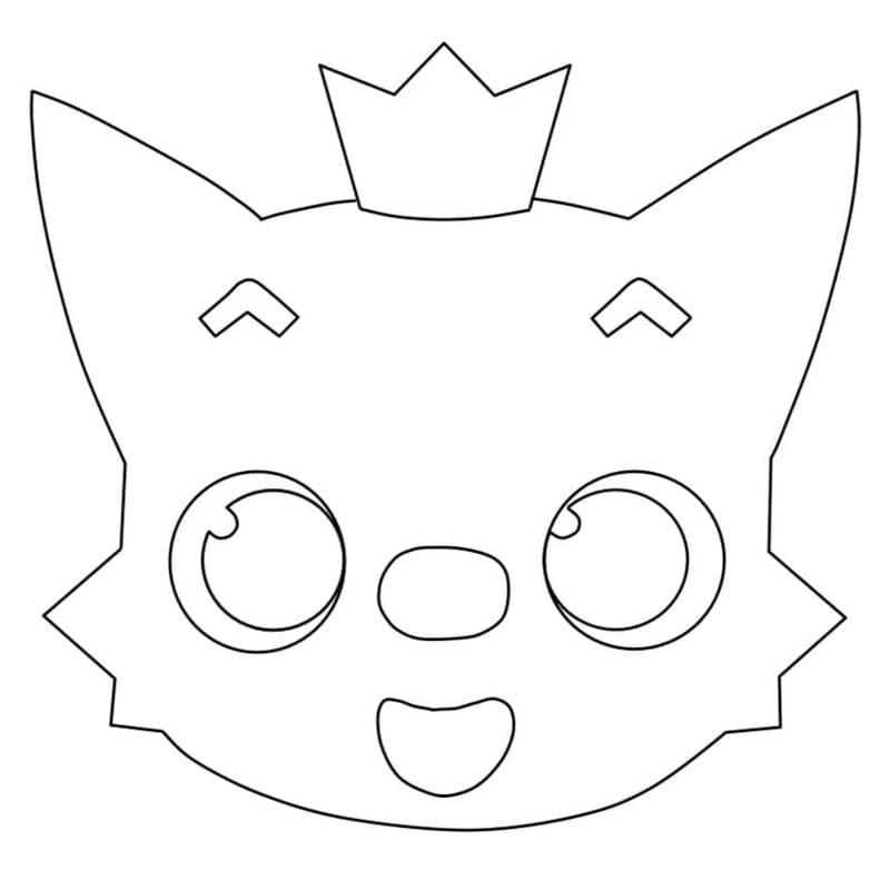Planse de colorat cu Pinkfong
