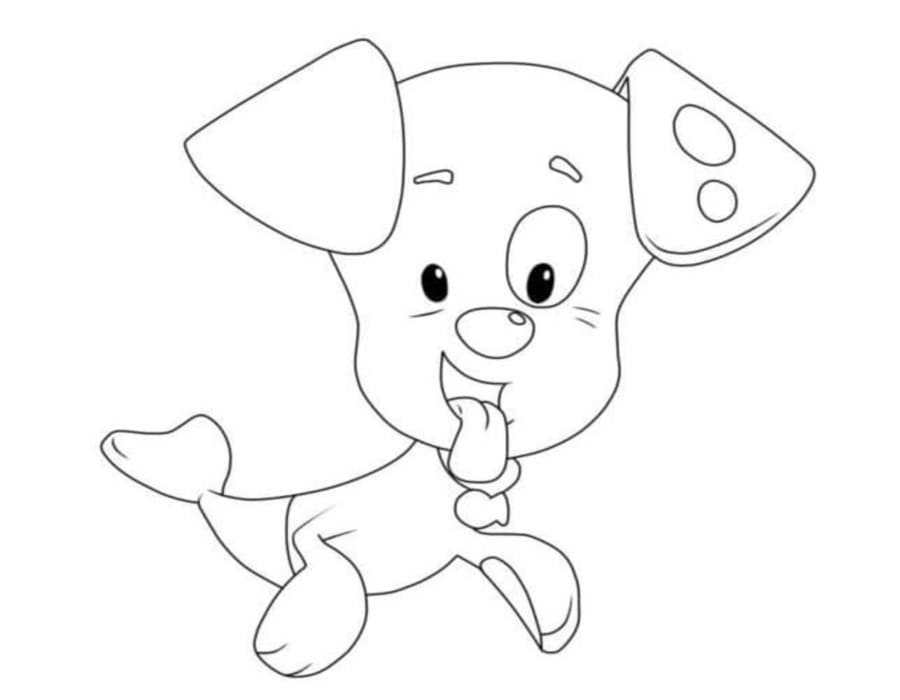 Fise de colorat cu Bubble Guppies imprimabil simplu