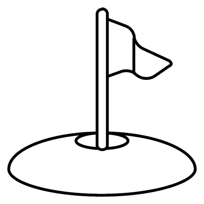 Fise de colorat cu Golf gratuit uşor