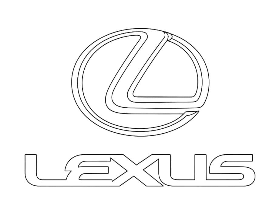 Planse de colorat cu Lexus